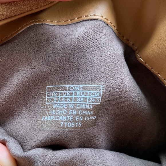 Toms Brown Heeled Fall Moto Boots - Picture 9 of 11